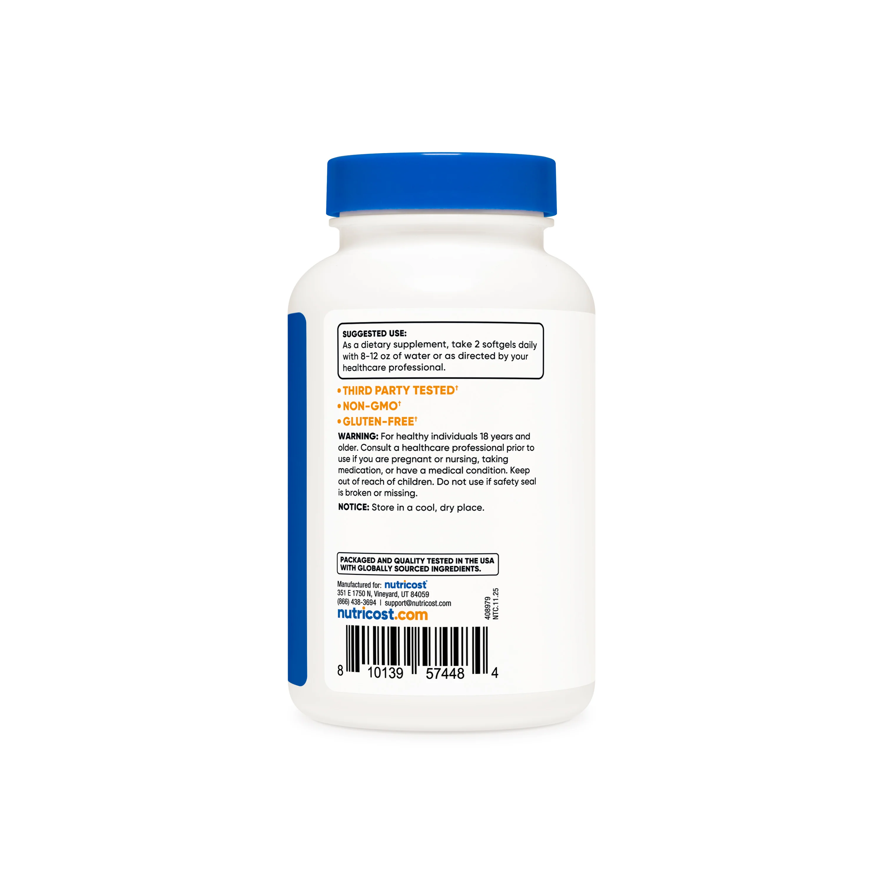 Nutricost Caprylic Acid Softgels - Image 3
