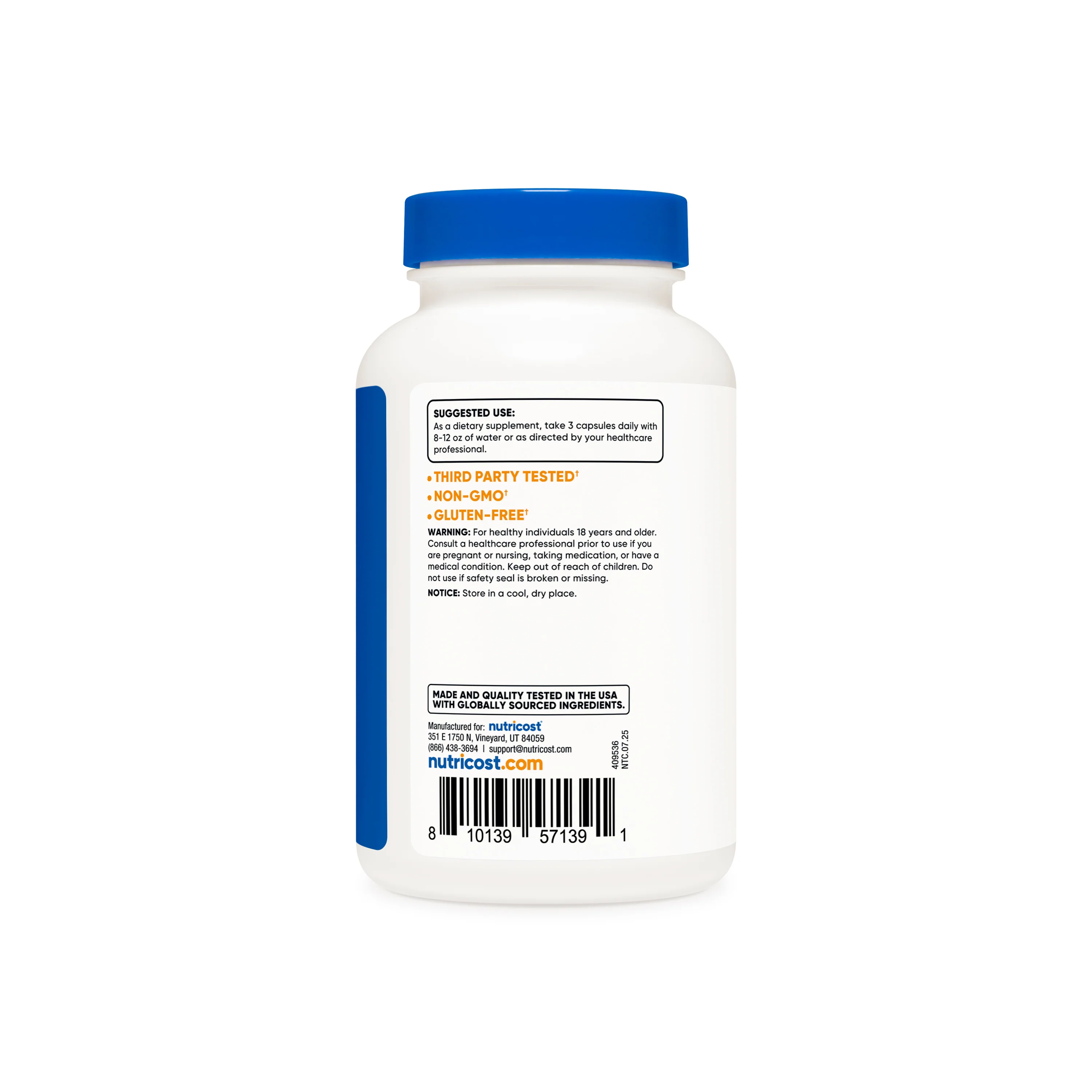 Nutricost Magnesium Glycinate 210MG - Image 6