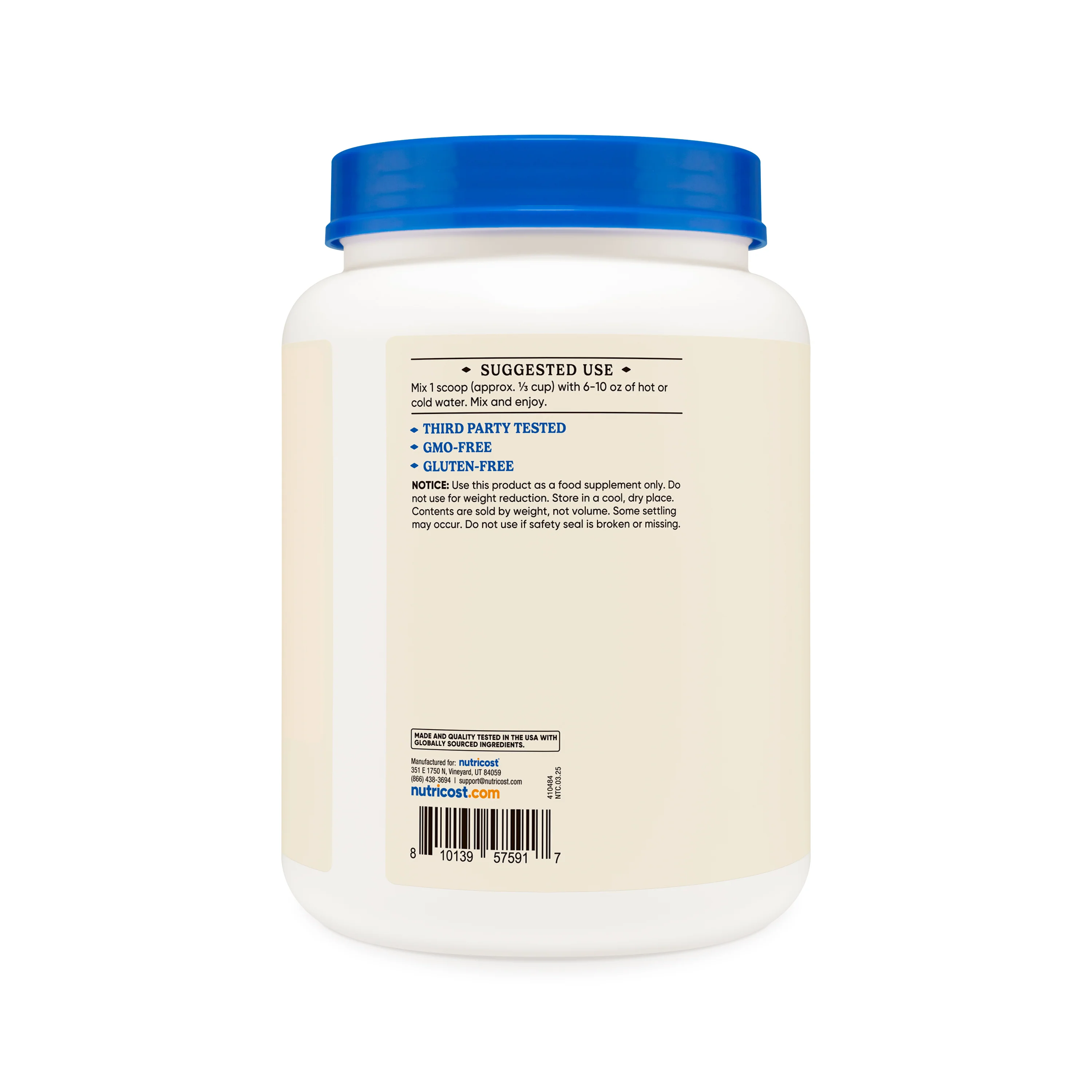 Nutricost Beef Protein Isolate Chocolate - Image 3
