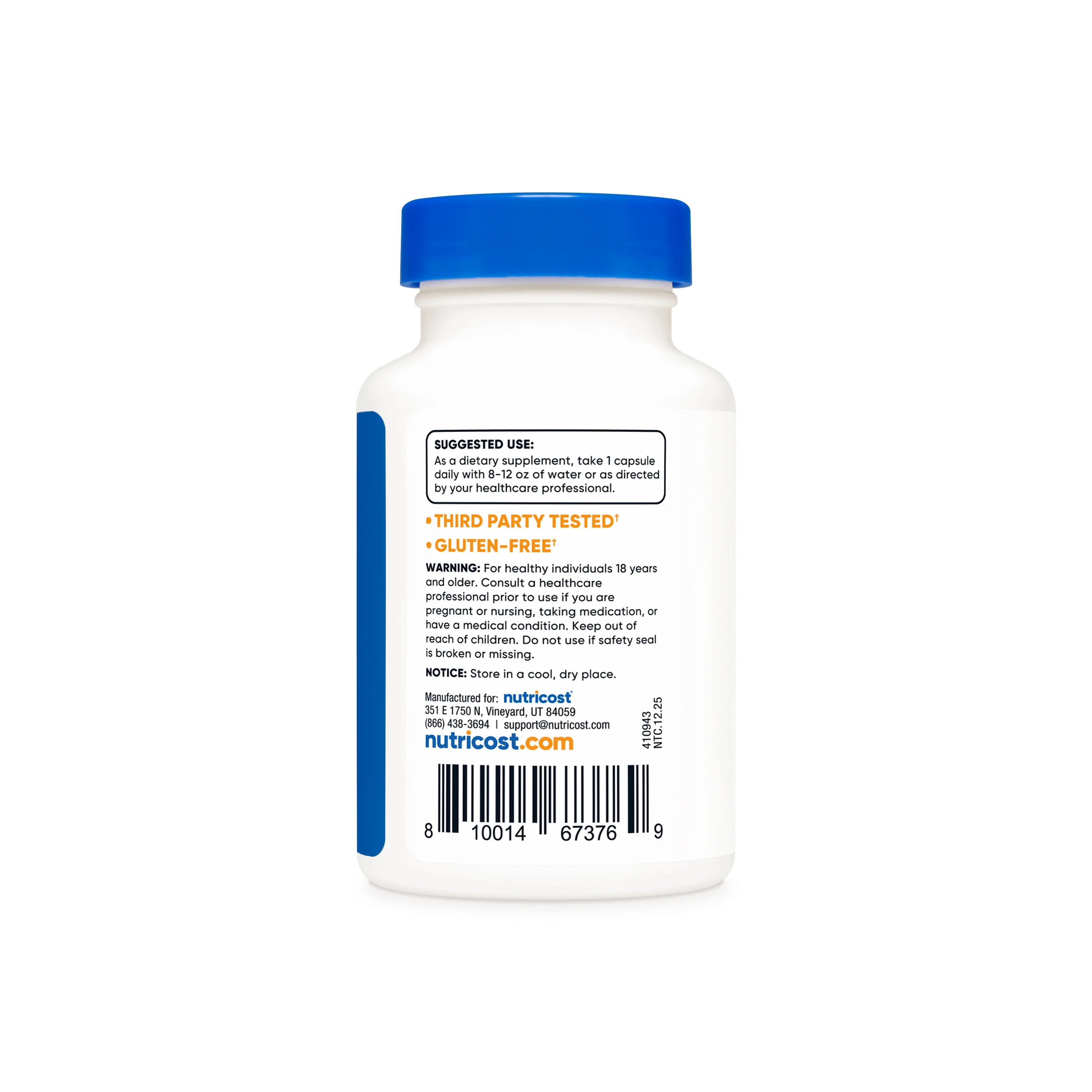 Nutricost Benfotiamine (300 MG) (90 Caps) - Image 3