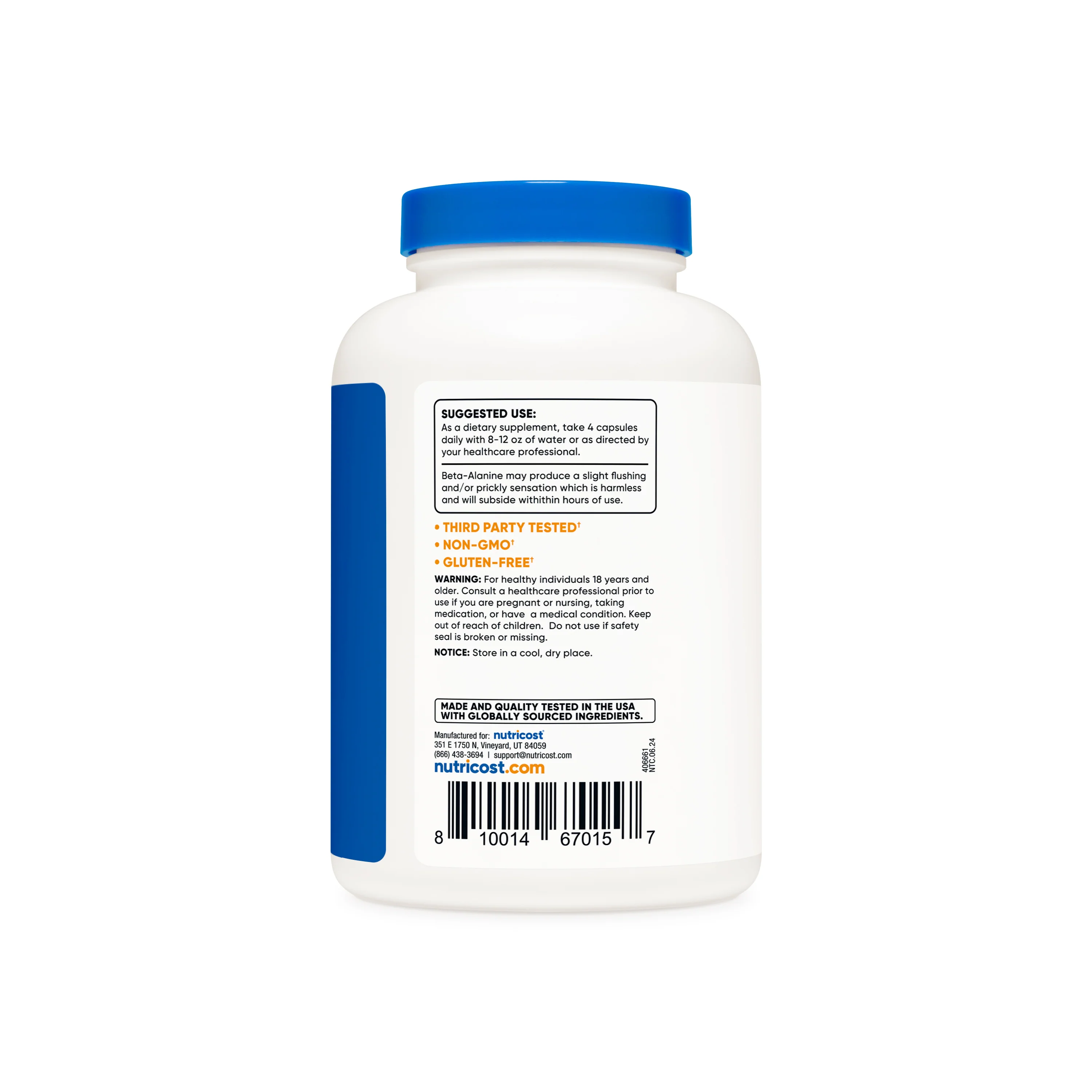 Nutricost Beta-Alanine Capsules - Image 6