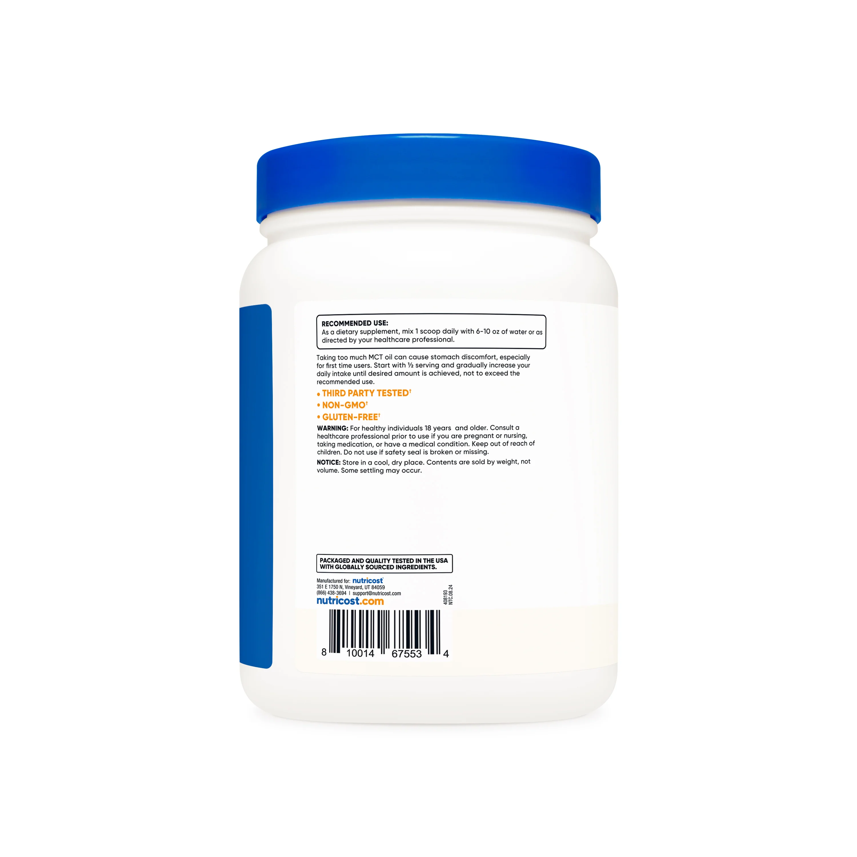 Nutricost C8 MCT Oil Powder - Image 11