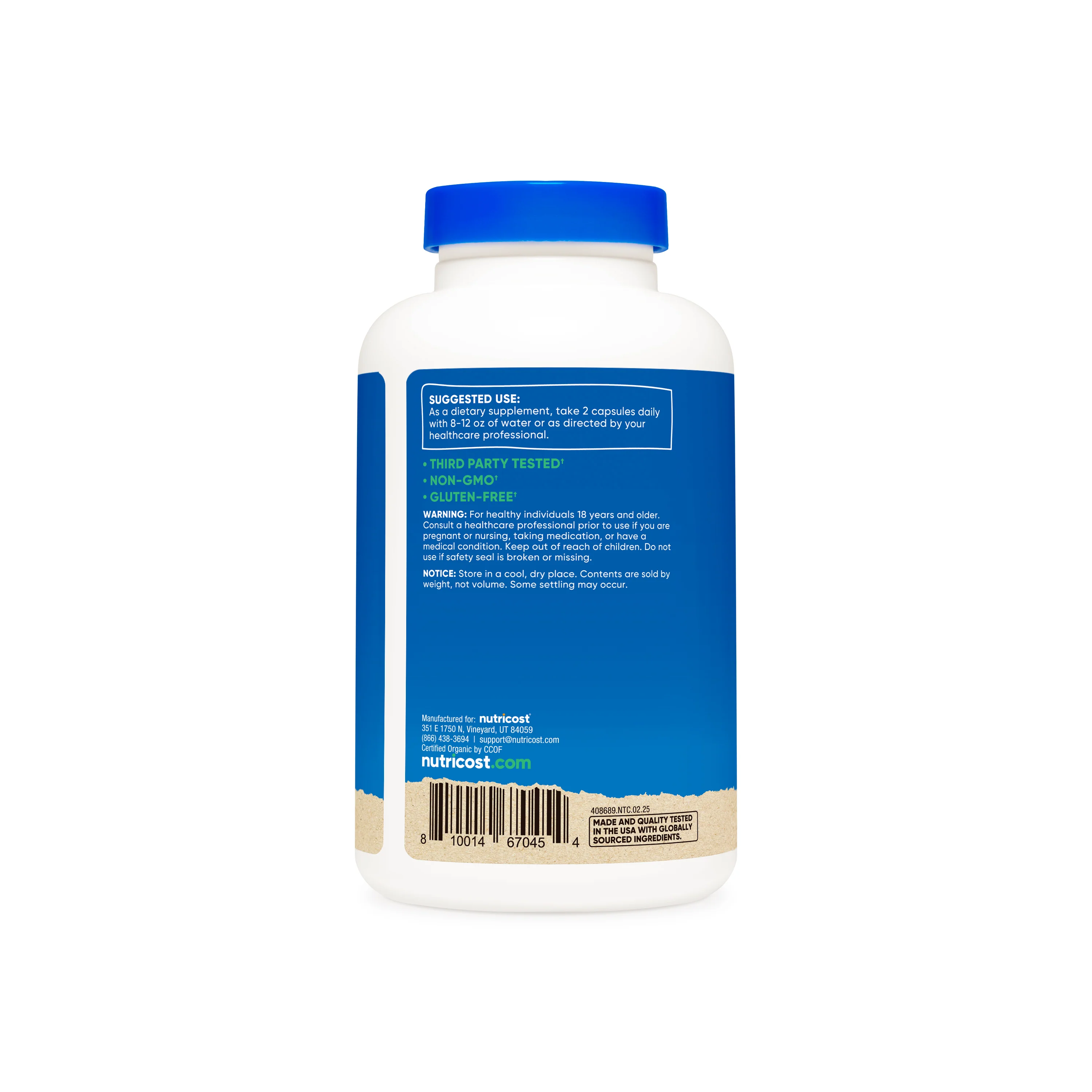 Nutricost Cinnamon Made with Organic Ceylon Capsules - Image 5