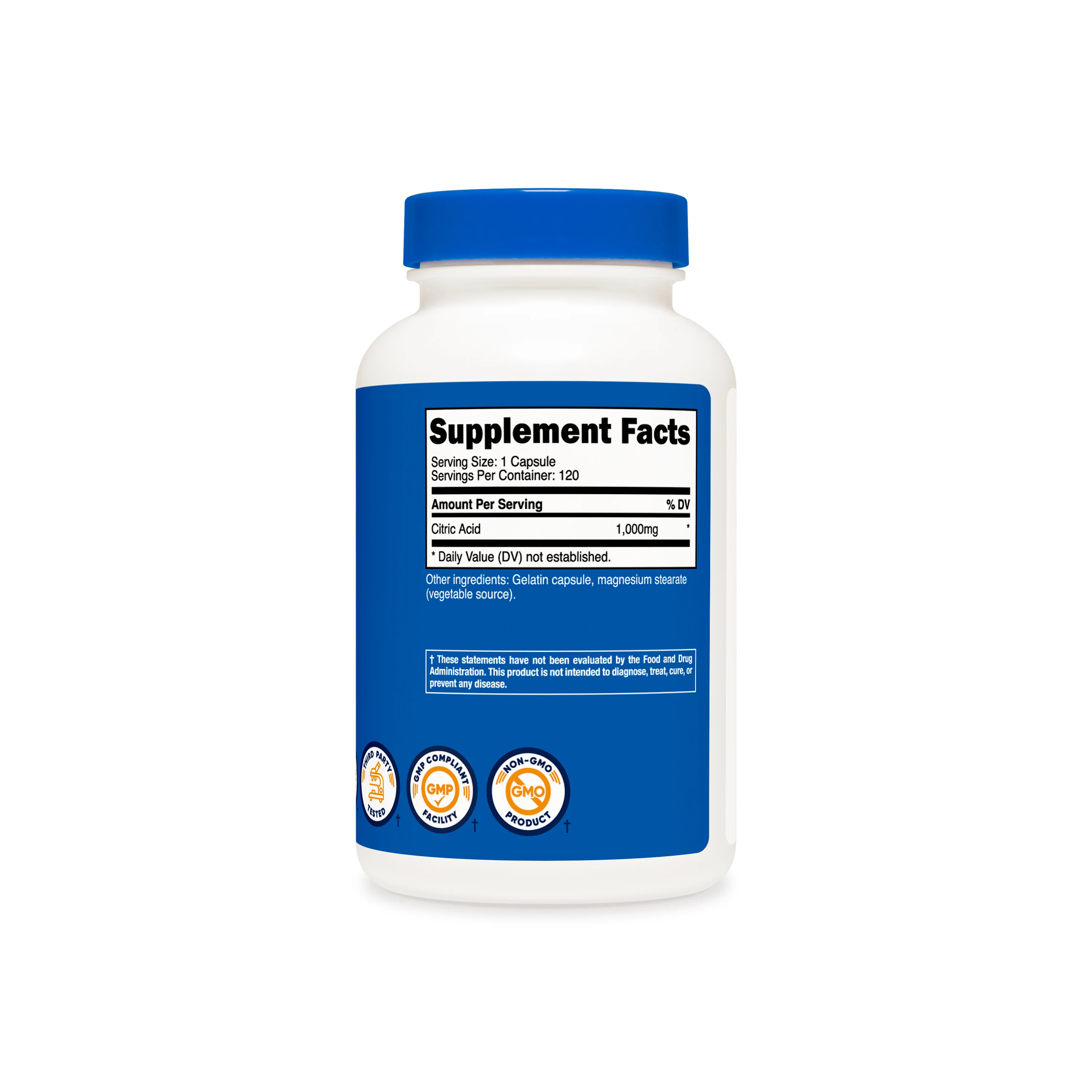 Nutricost Citric Acid Capsules - Image 5