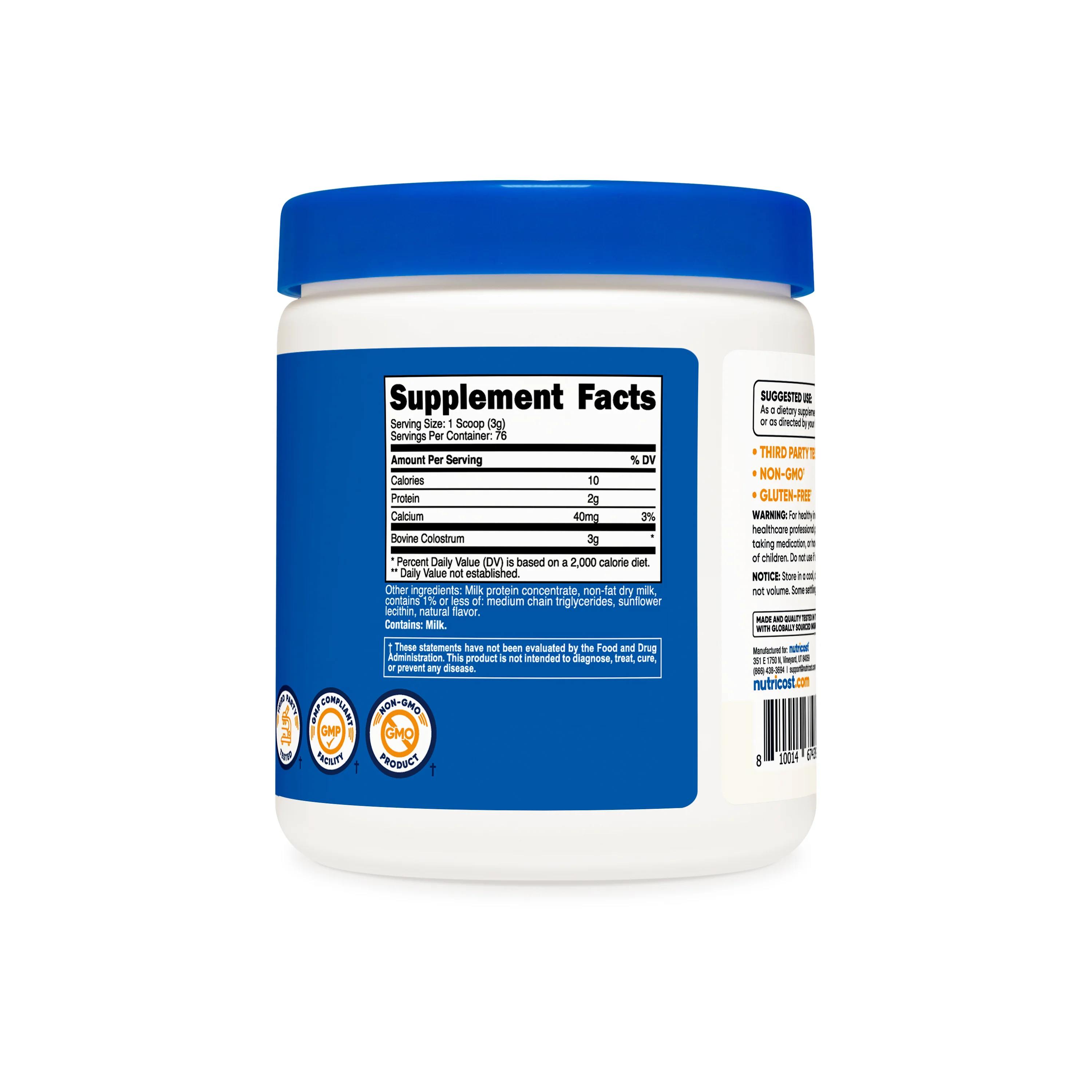 Nutricost Colostrum 30% Powder - Image 2