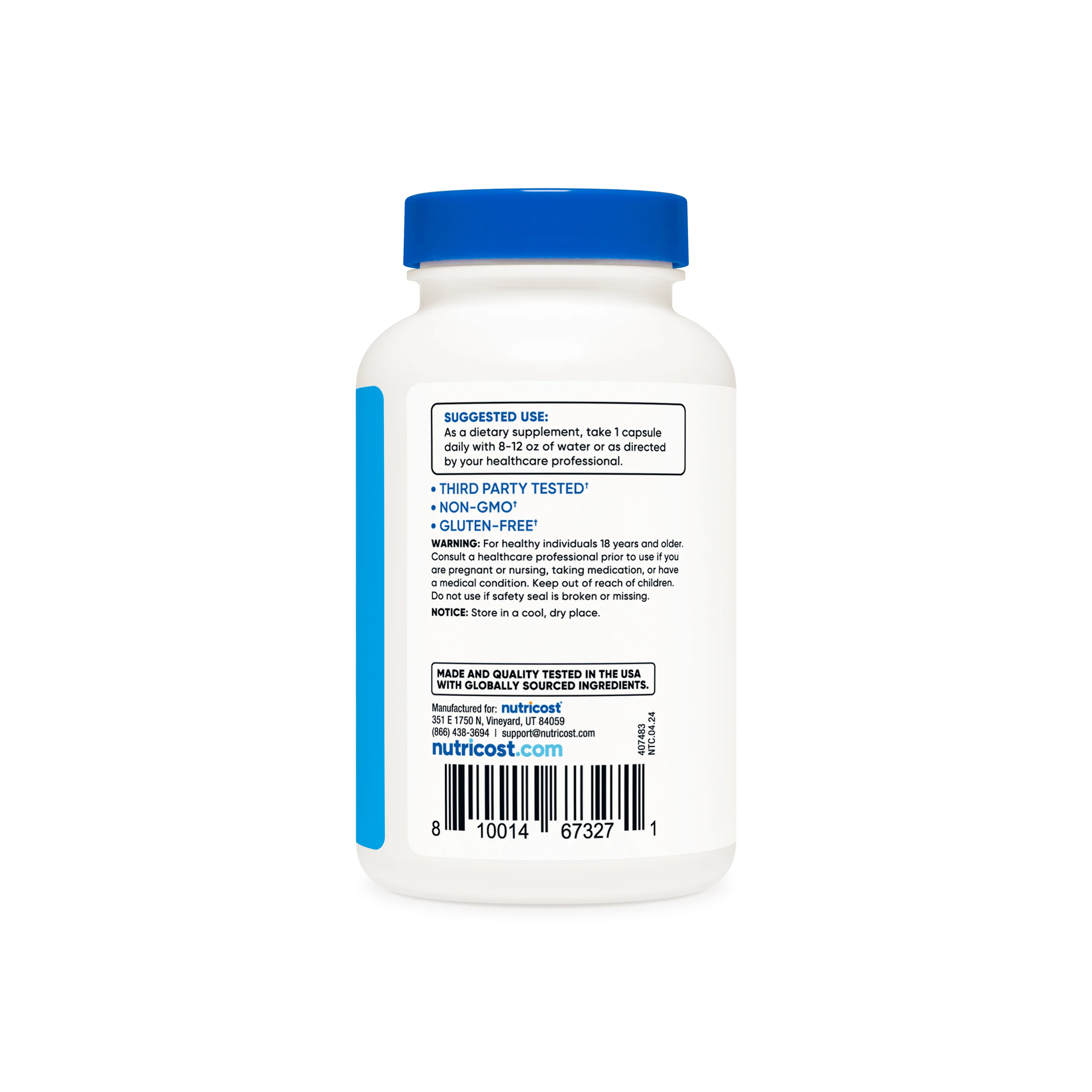 Nutricost Electrolyte (8 Hydrating Electrolytes & Vitamins) (120 CAP) - Image 3