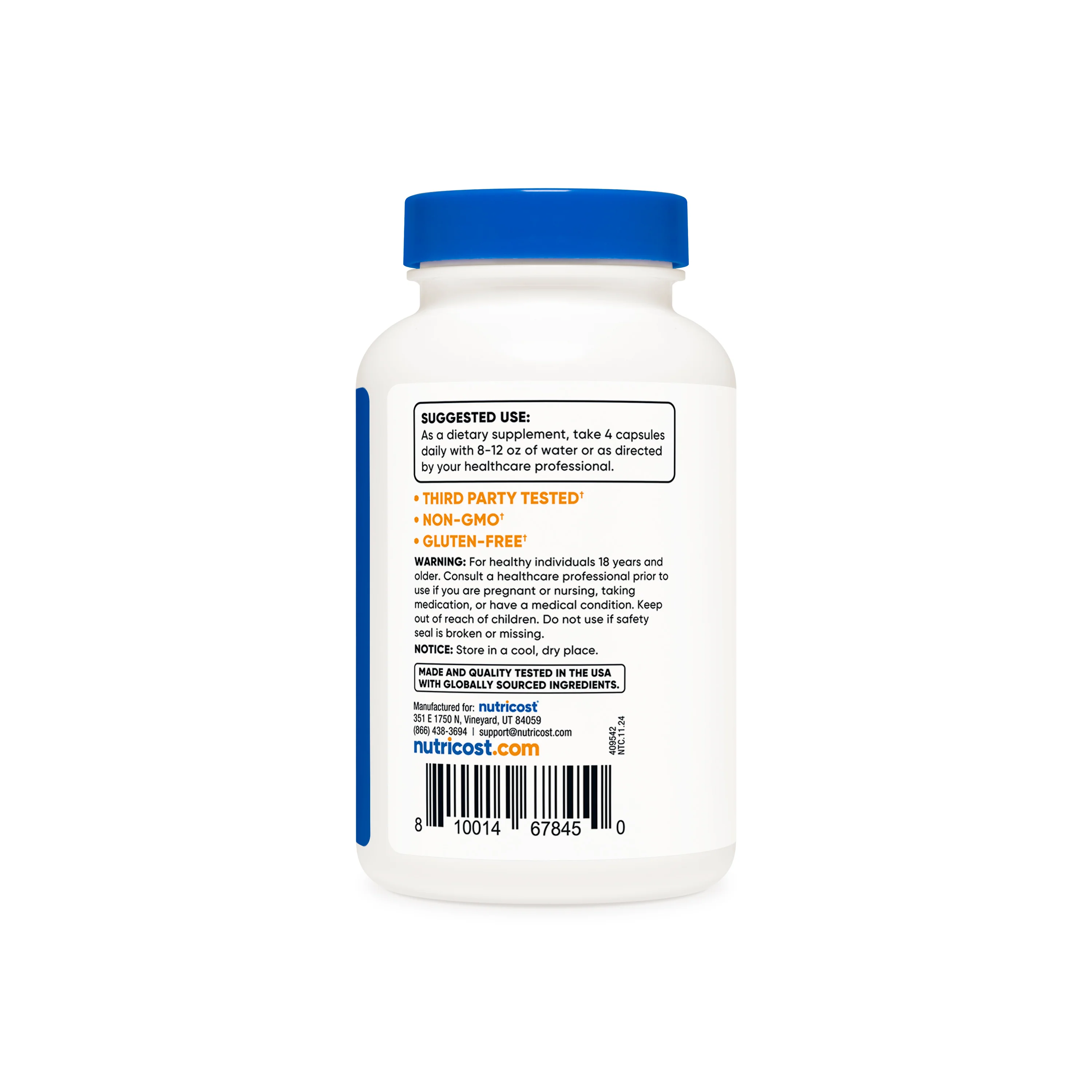 Nutricost Grass-Fed Desiccated Beef Liver Capsules - Image 3