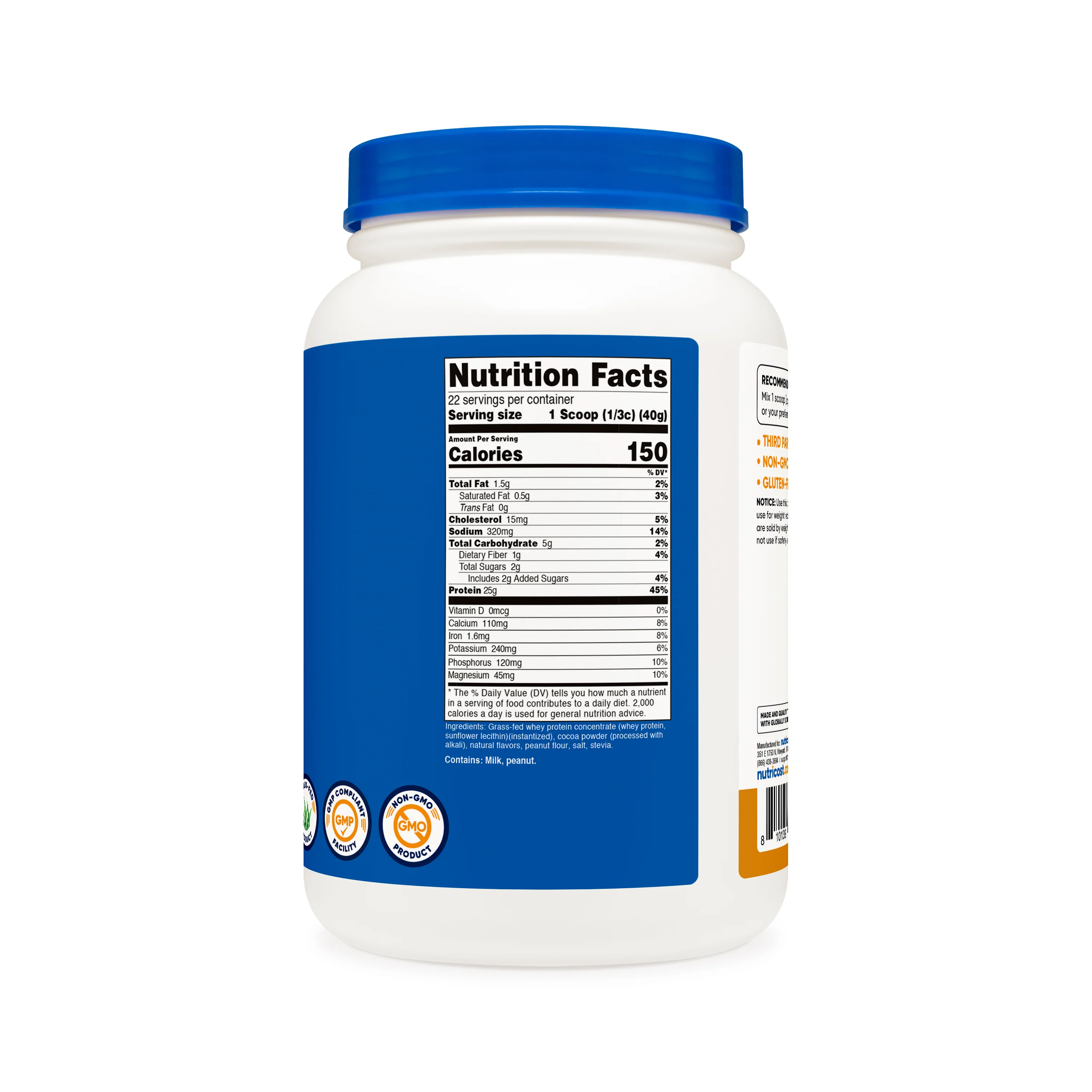 Nutricost Grass-Fed Whey Protein Concentrate Powder - Image 11