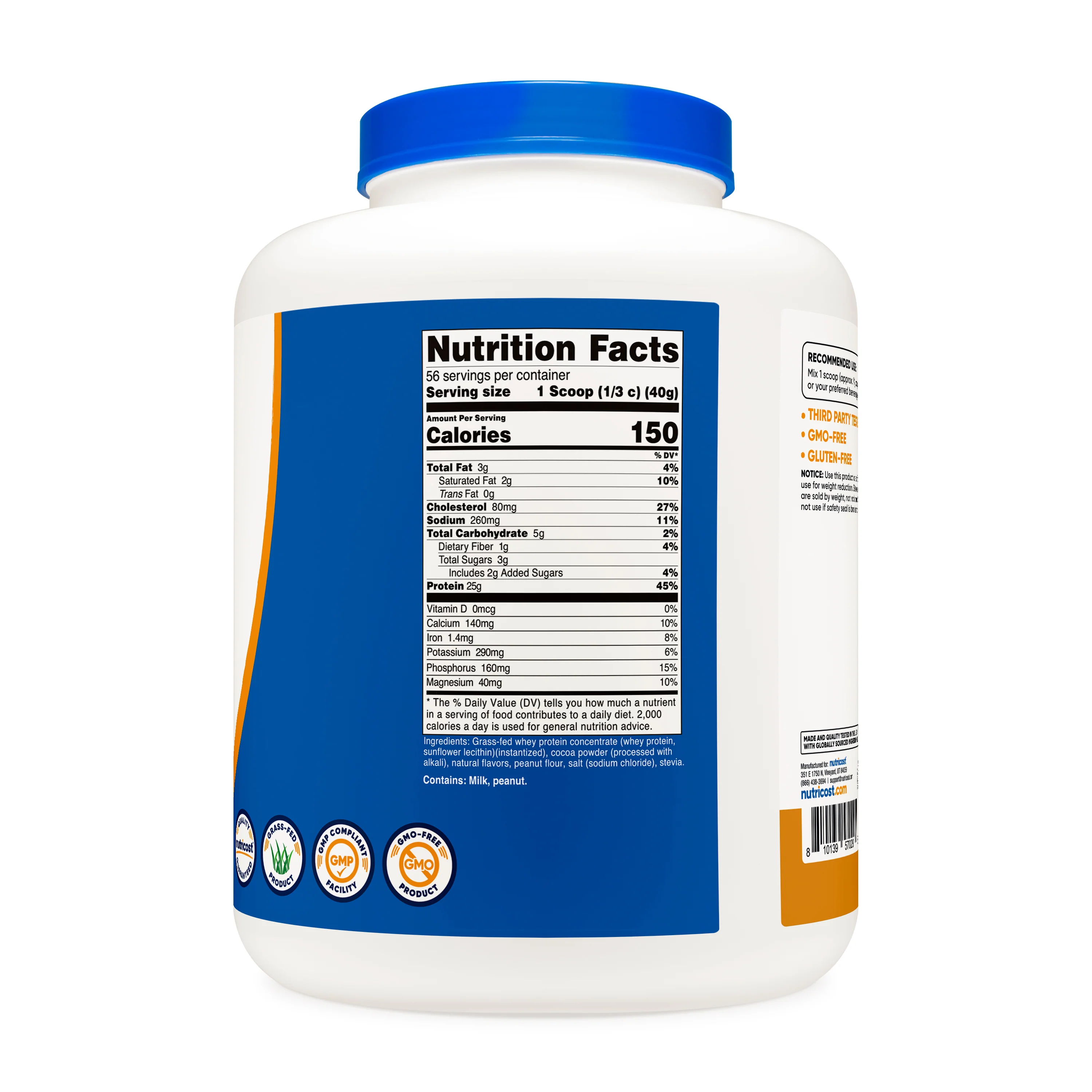Nutricost Grass-Fed Whey Protein Concentrate Powder - Image 18