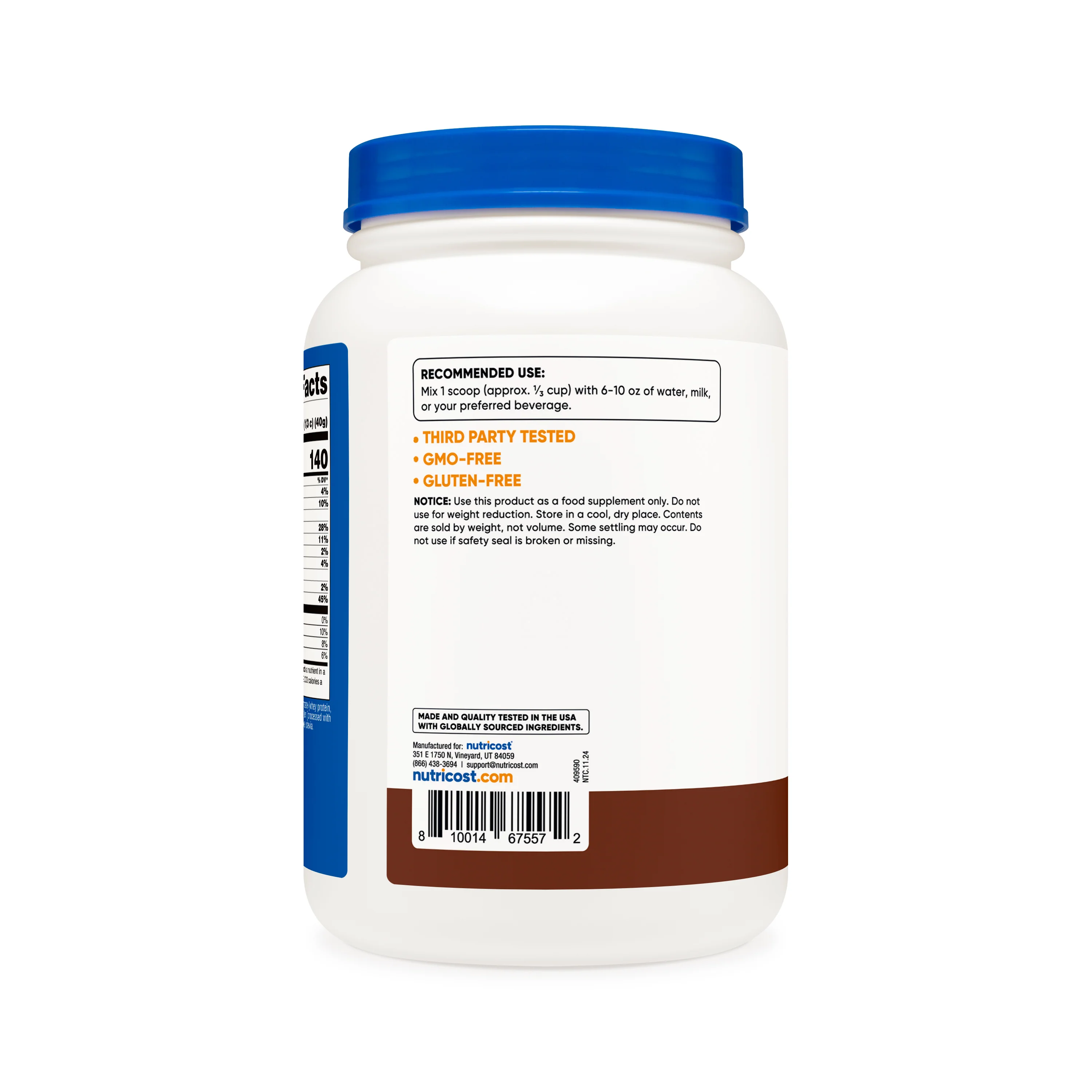 Nutricost Grass-Fed Whey Protein Concentrate Powder - Image 6