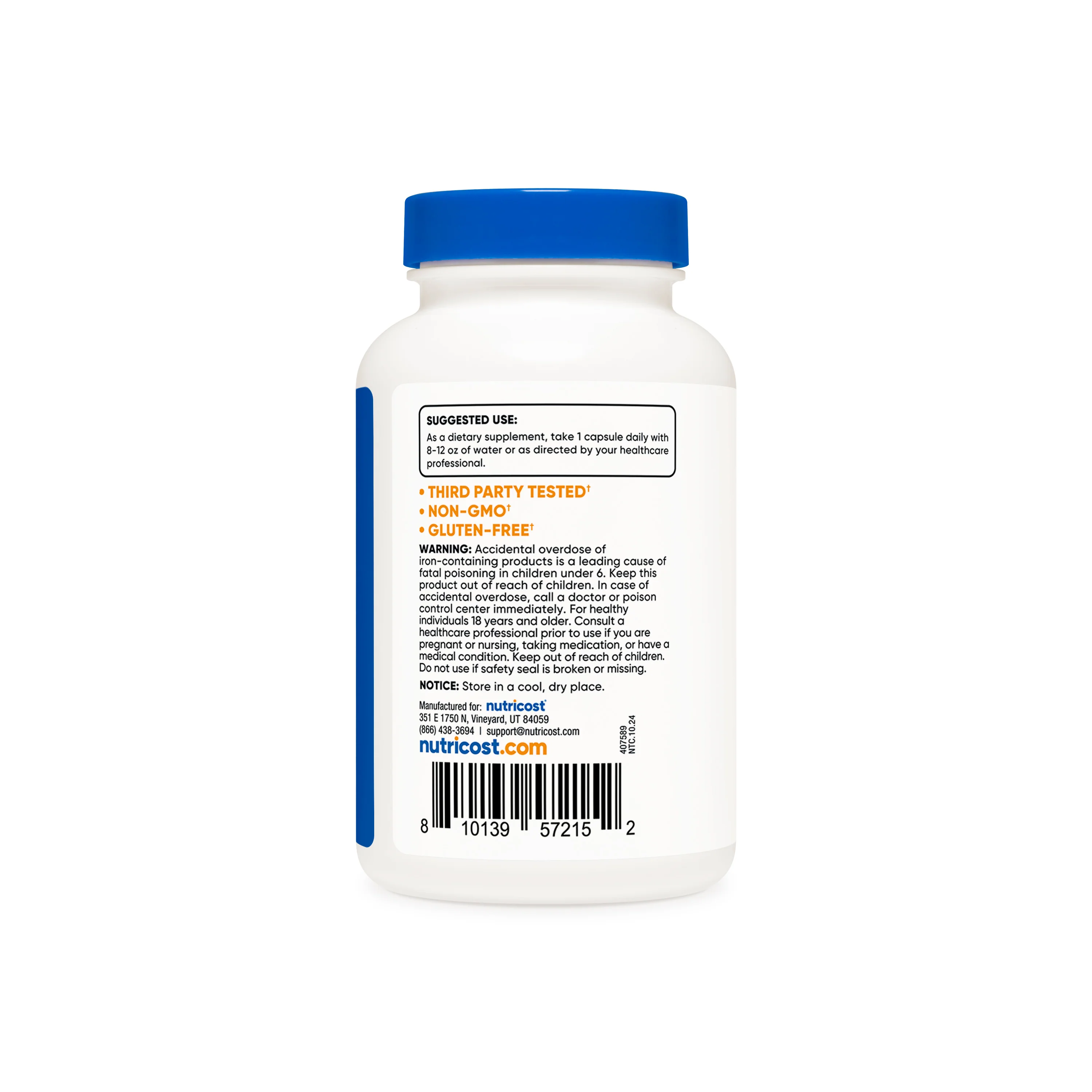Nutricost Iron Bisglycinate - Image 3