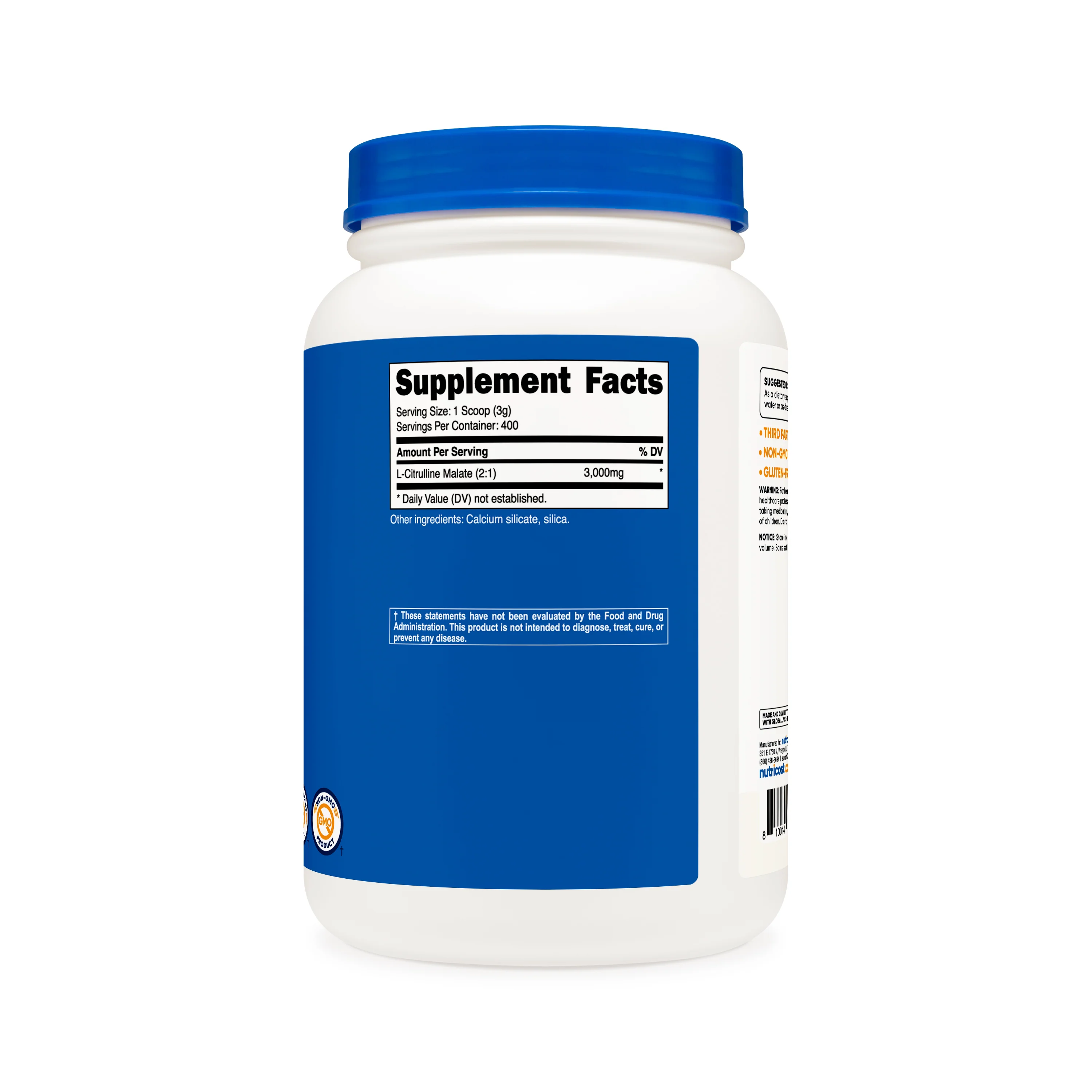 Nutricost L-Citrulline Malate (2:1) Unflavored Powder - Image 8