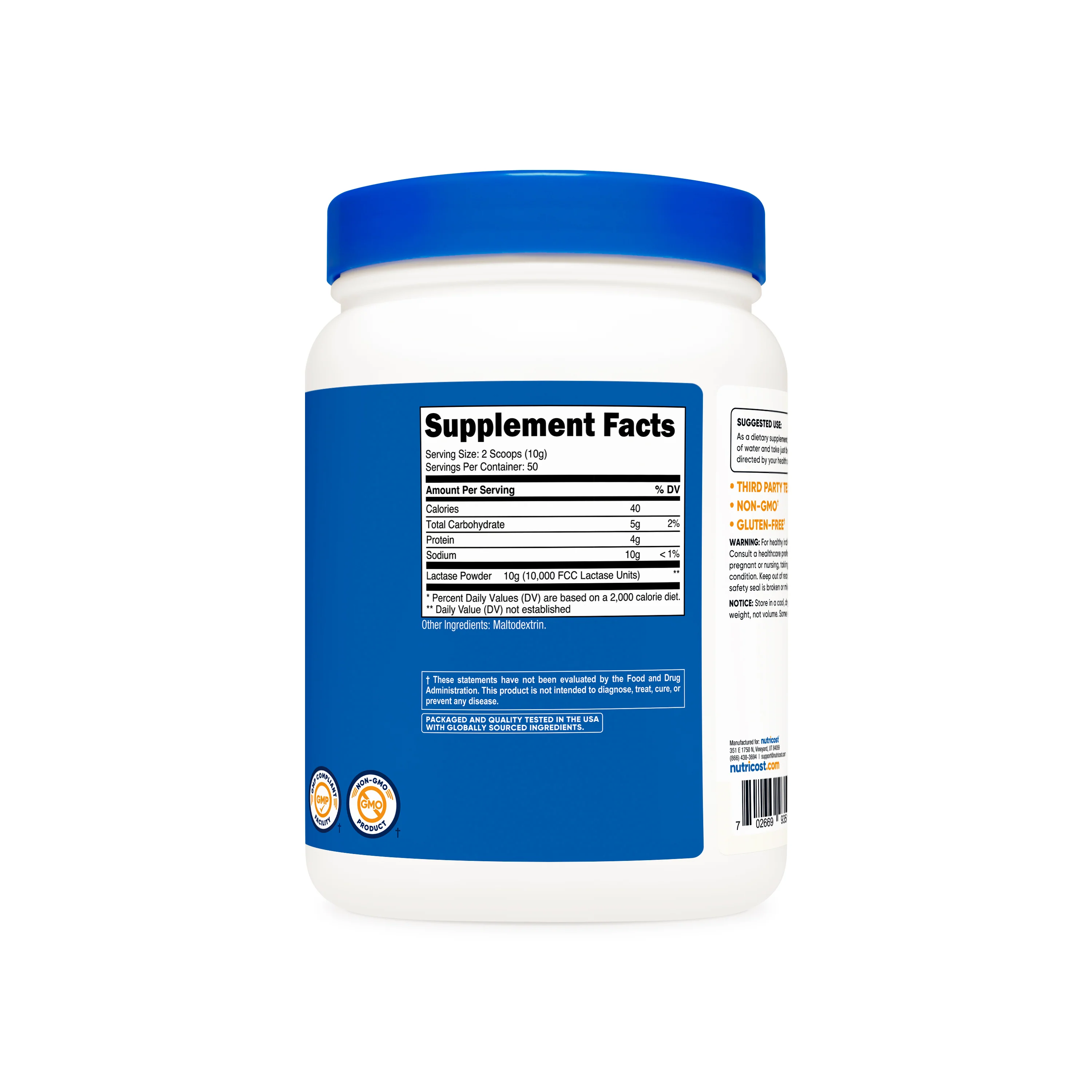 Nutricost Lactase Powder - Image 3