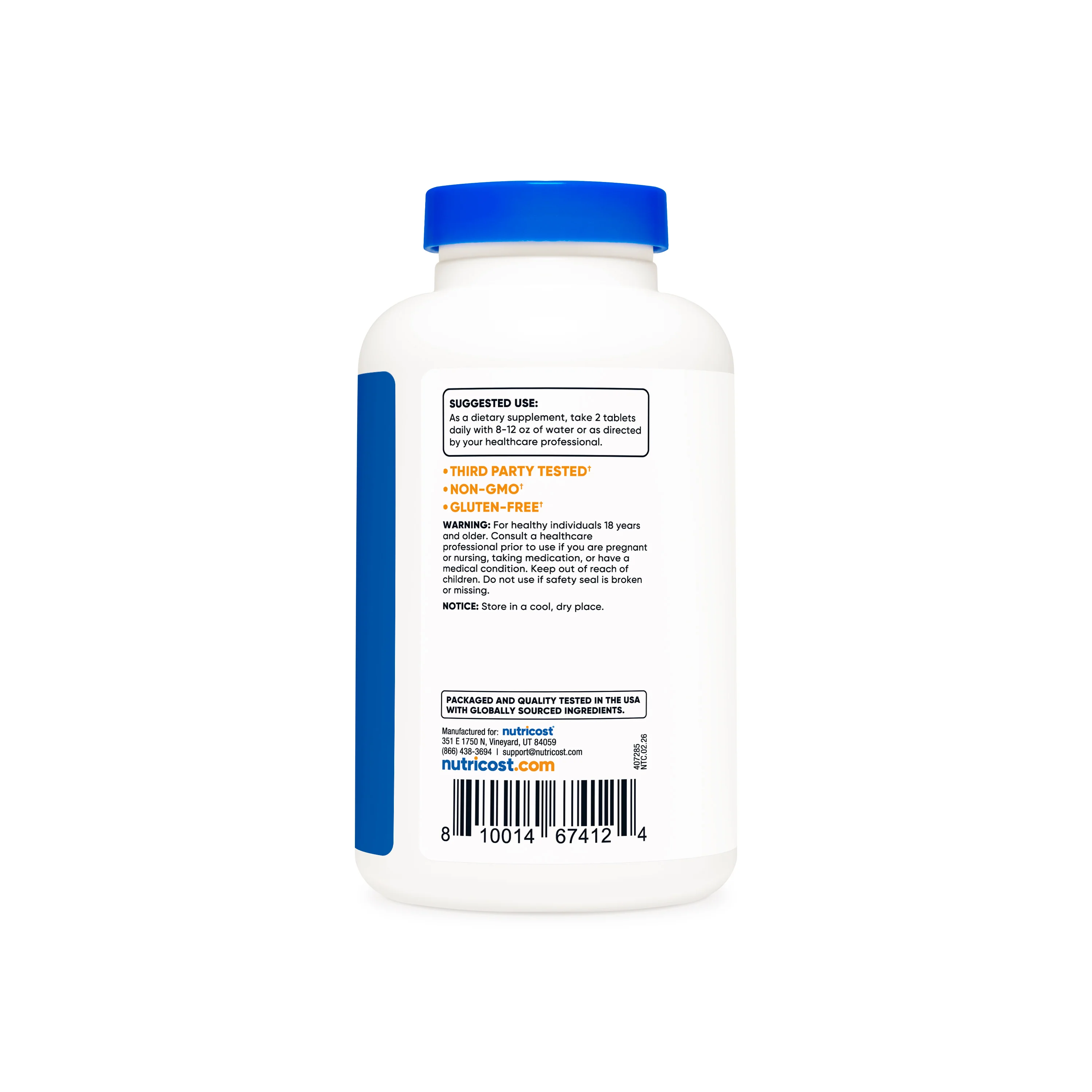 Nutricost MSM Tablets - Image 3