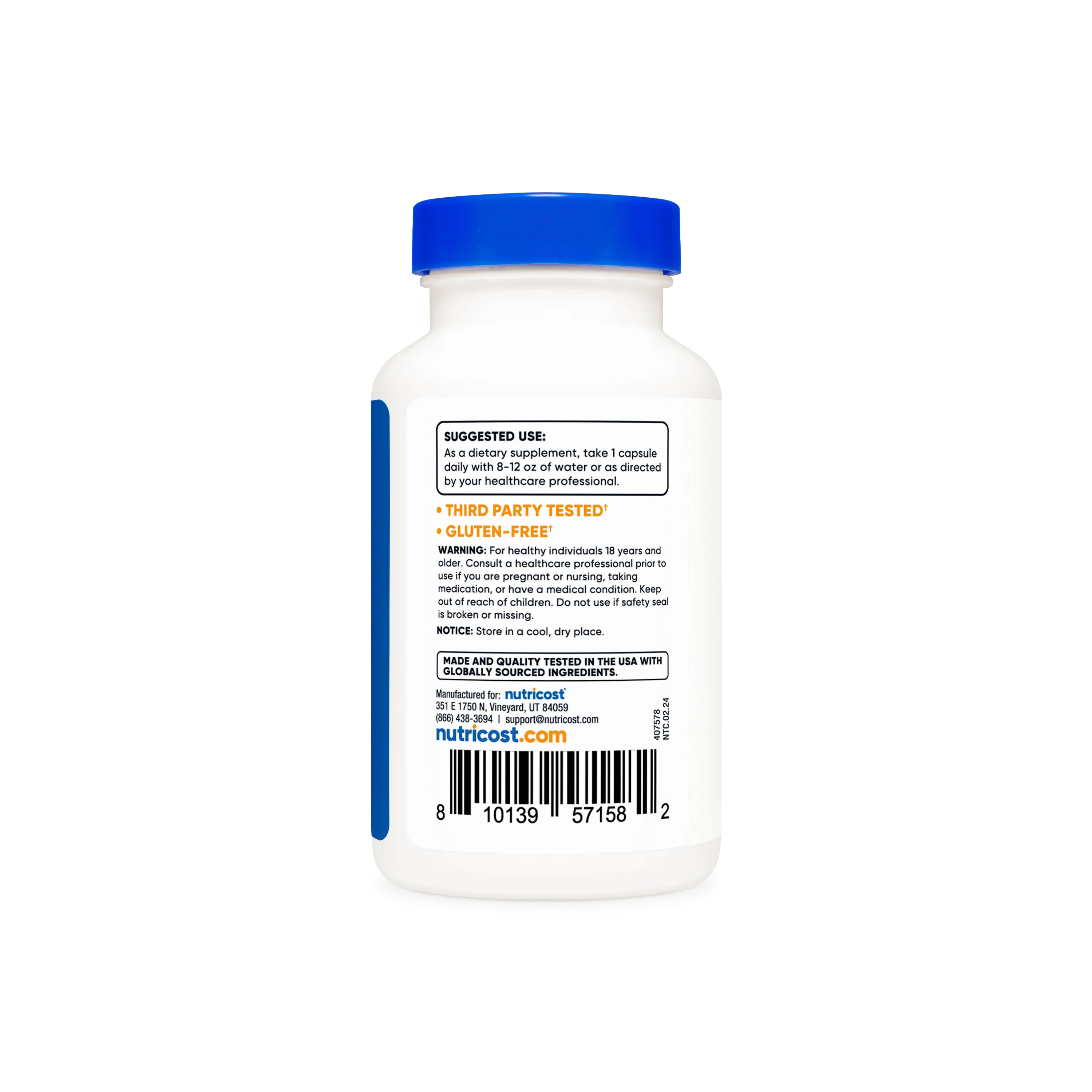 Nutricost N-Acetyl L-Tyrosine (NALT) Capsules - Image 2
