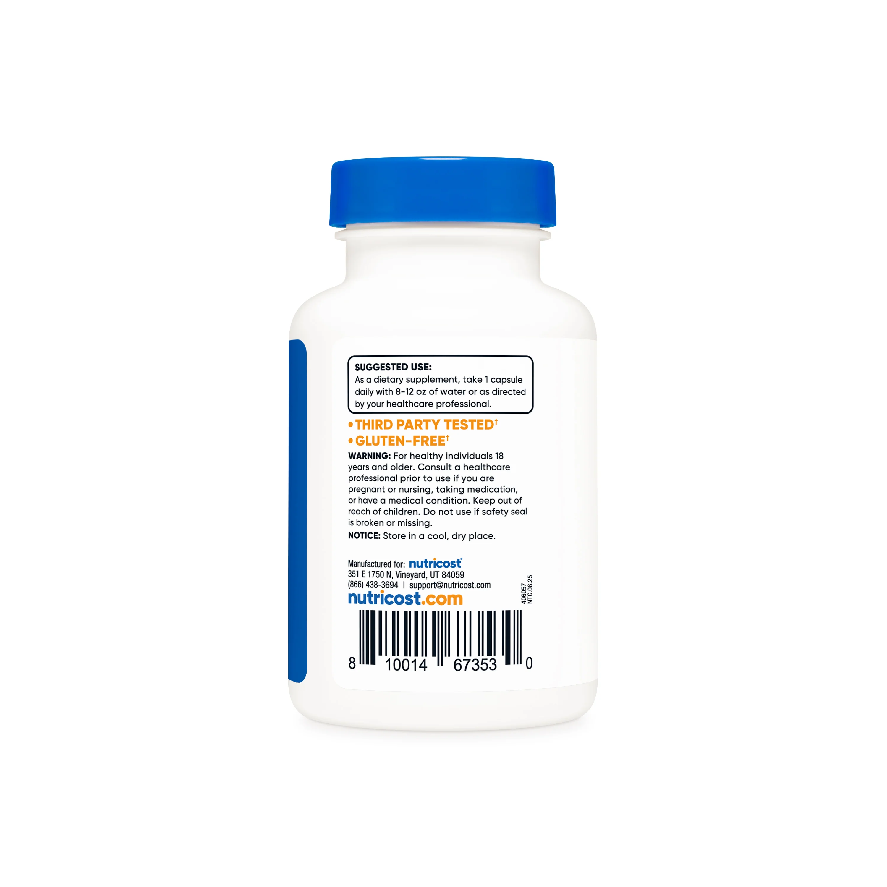 Nutricost Zinc Picolinate (30mg) - Image 3