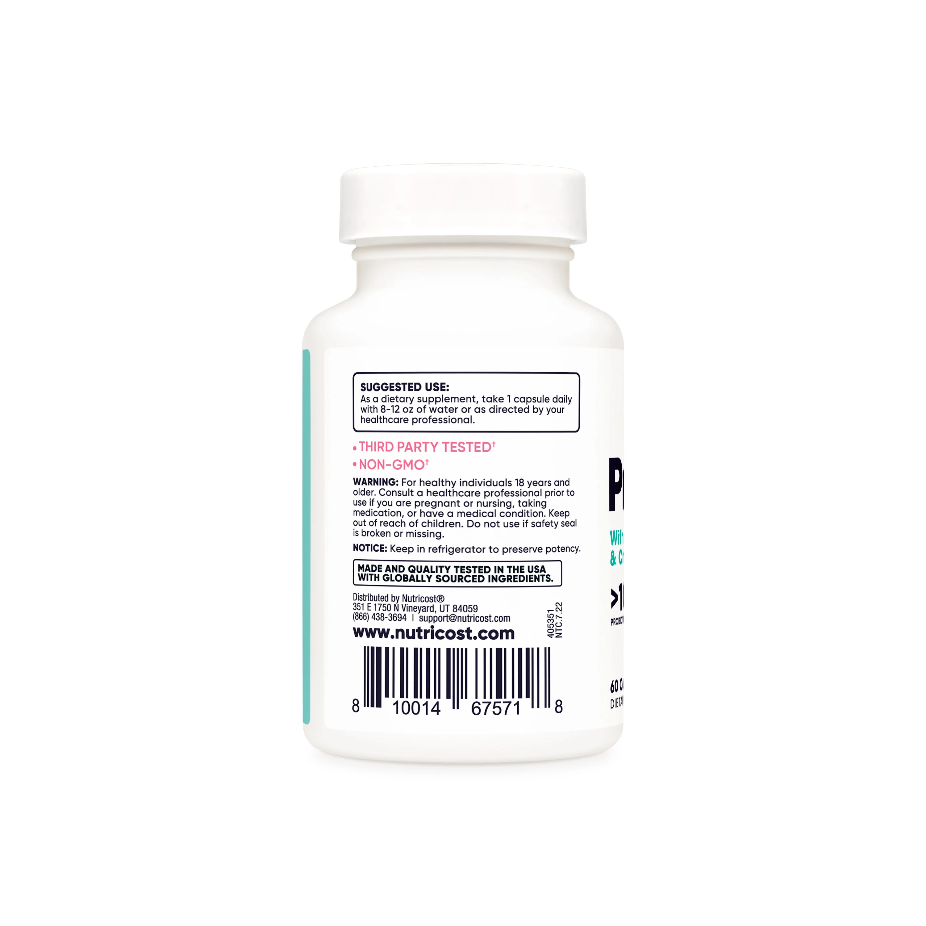 Nutricost Probiotic for Women Capsule - Image 3