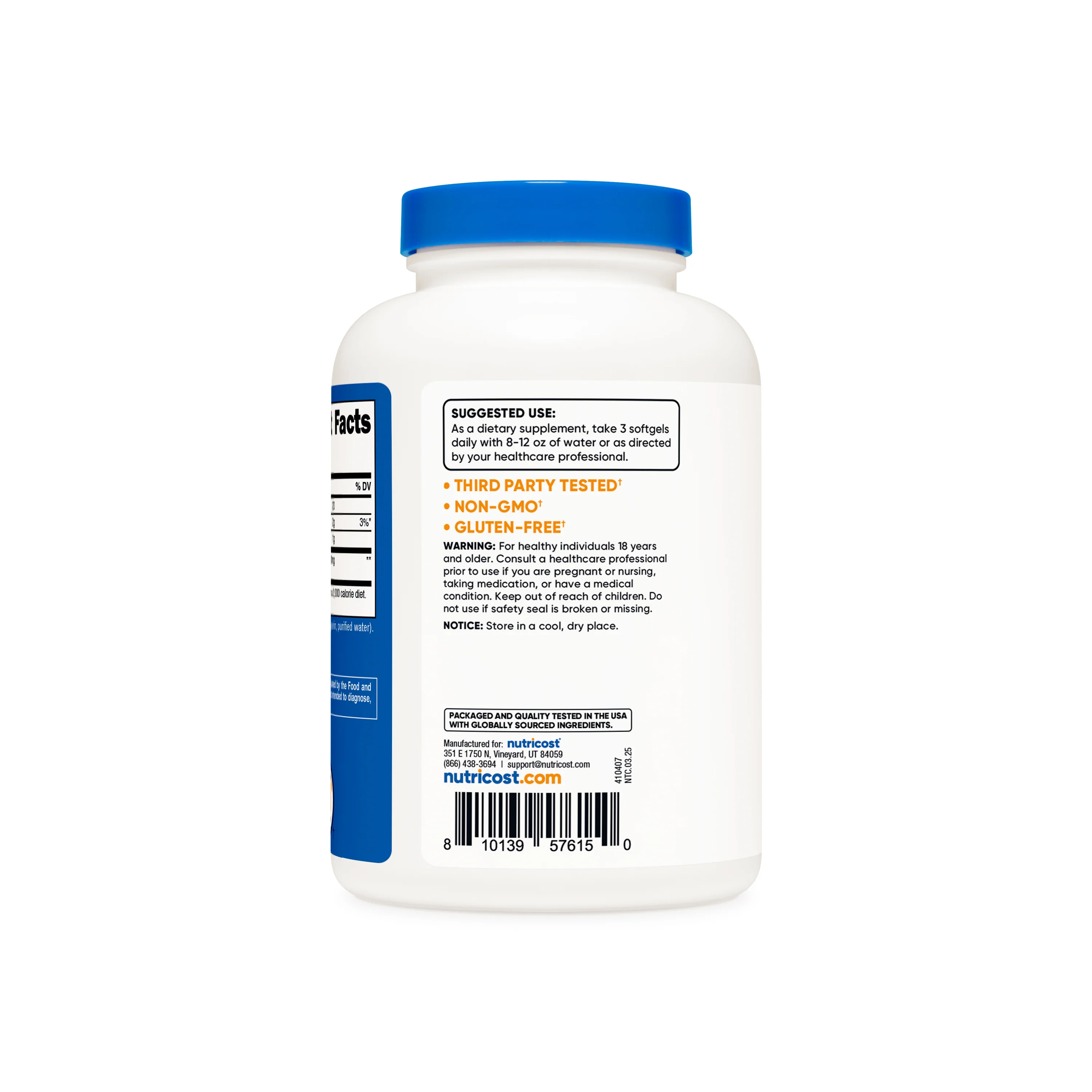Nutricost Pumpkin Seed Oil - Image 3