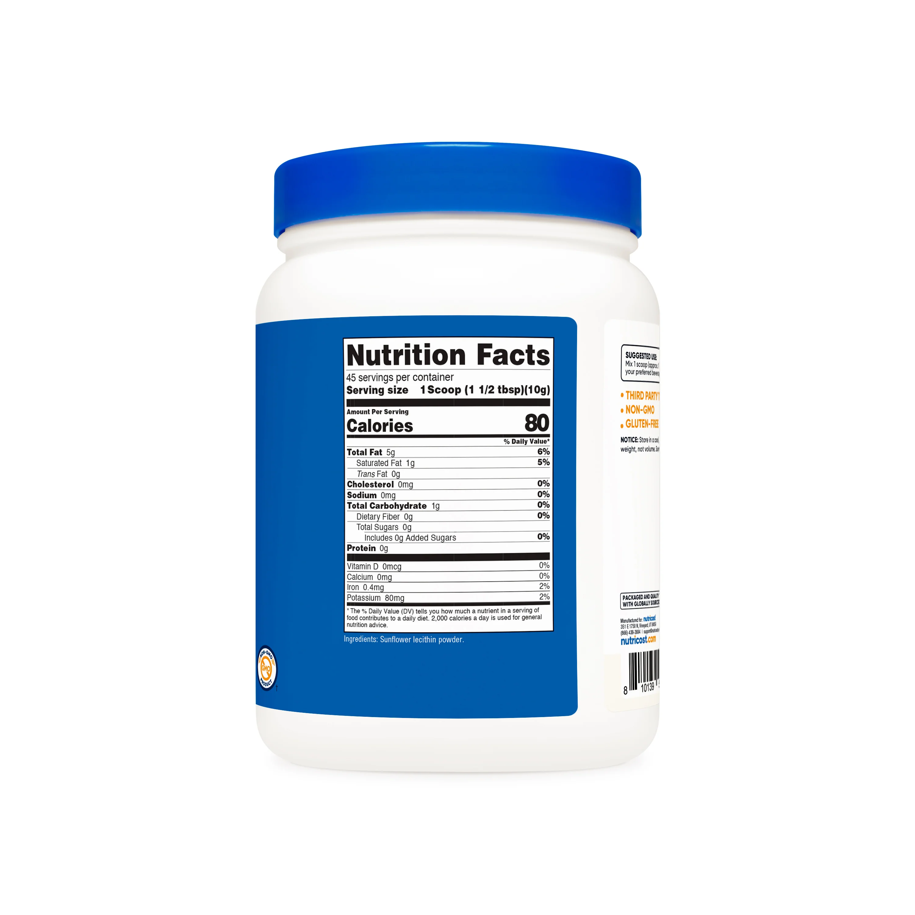Nutricost Sunflower Lecithin Powder - Image 2