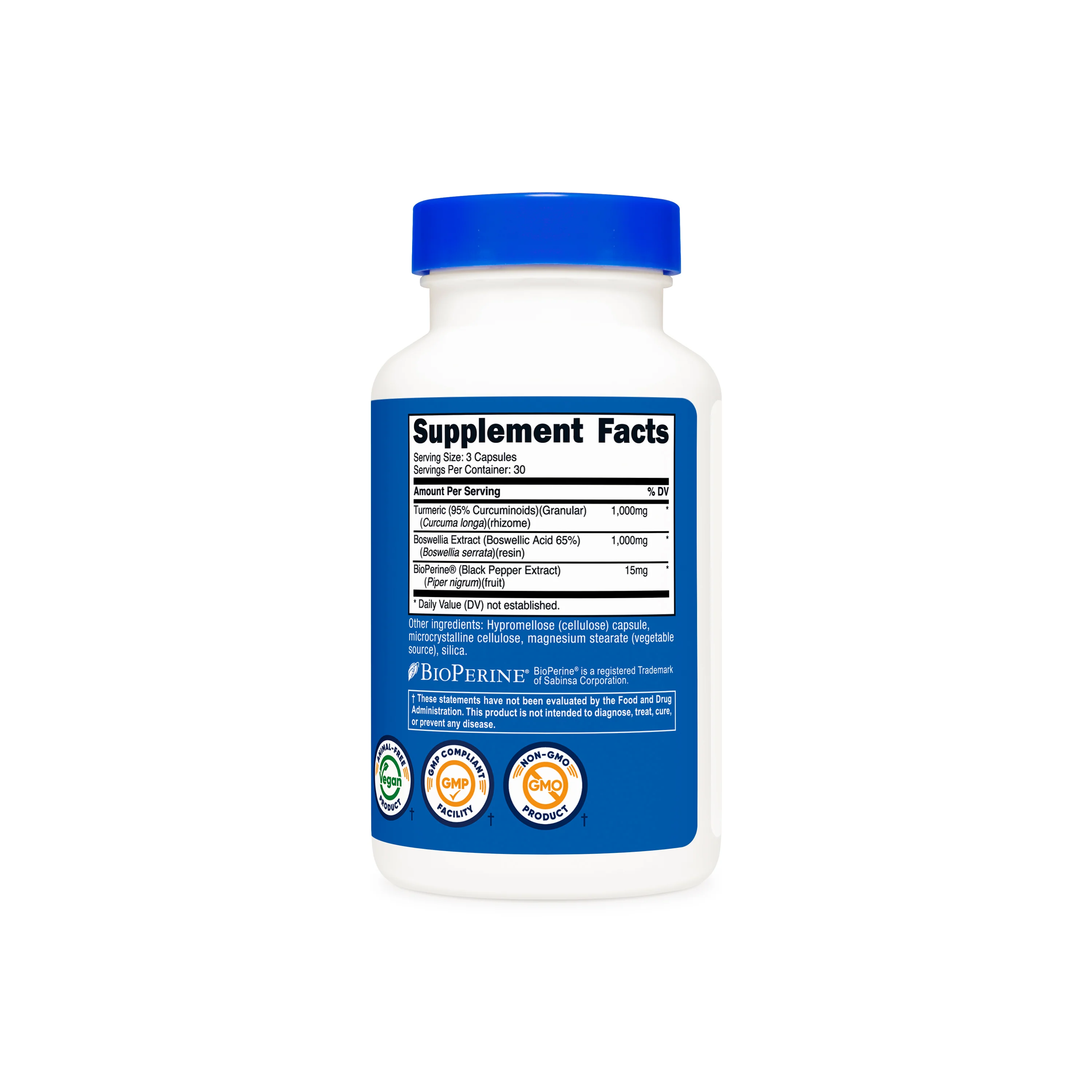 Nutricost Turmeric + Boswellia Capsules - Image 3
