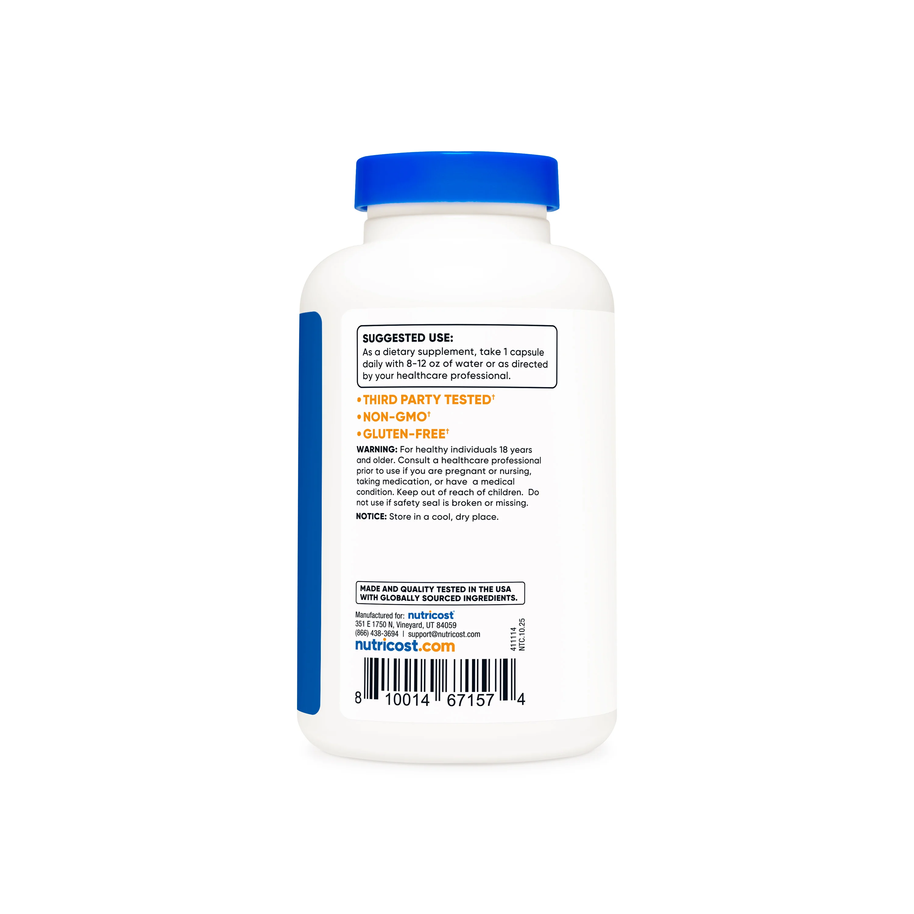 Nutricost Vitamin C with Rose Hips Capsules - Image 6