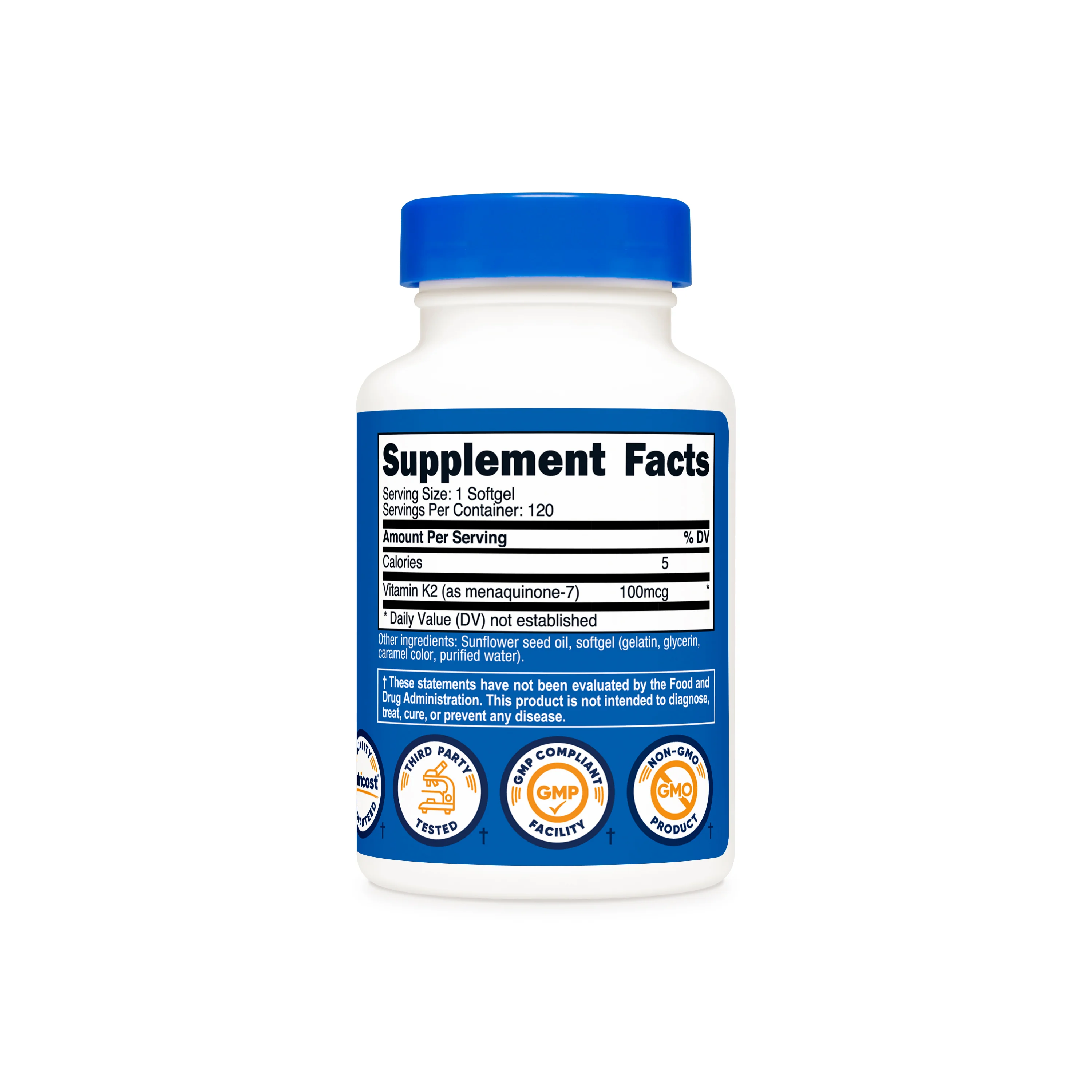 Nutricost Vitamin K2 MK-7 Softgels - Image 5
