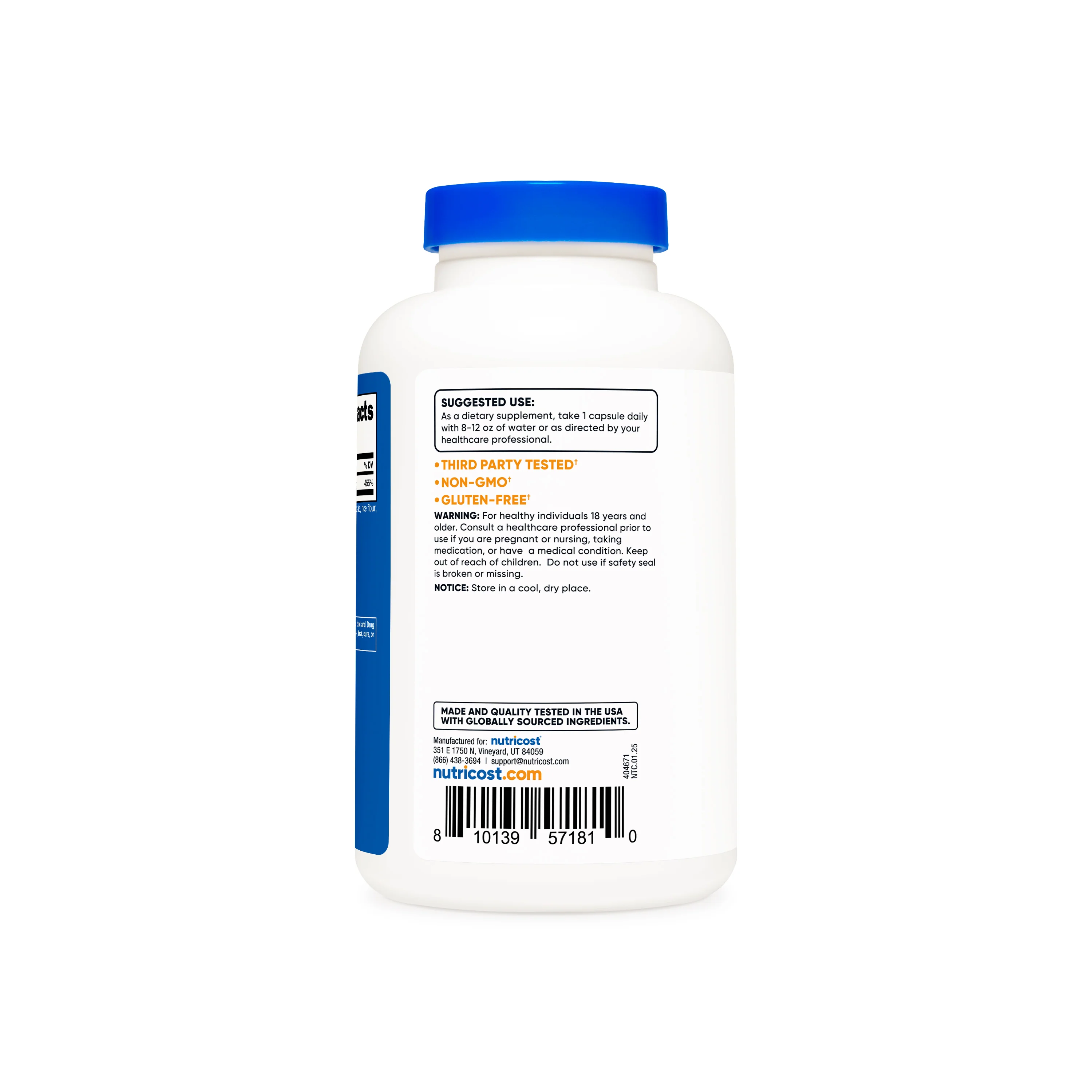 Nutricost Zinc Gluconate Capsules - Image 5